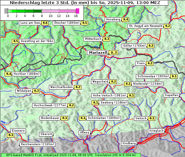 Niederschlag, 9. 11. 2025