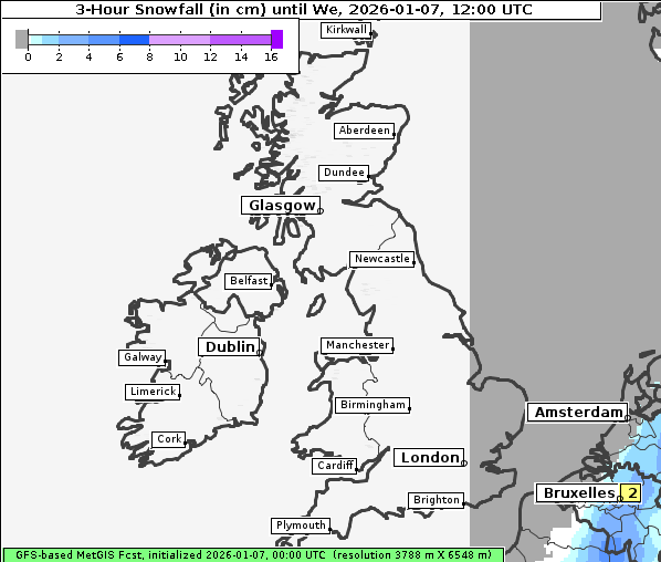 Neuschnee, 7. 1. 2026