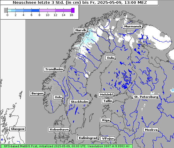 Neuschnee, 9. 5. 2025