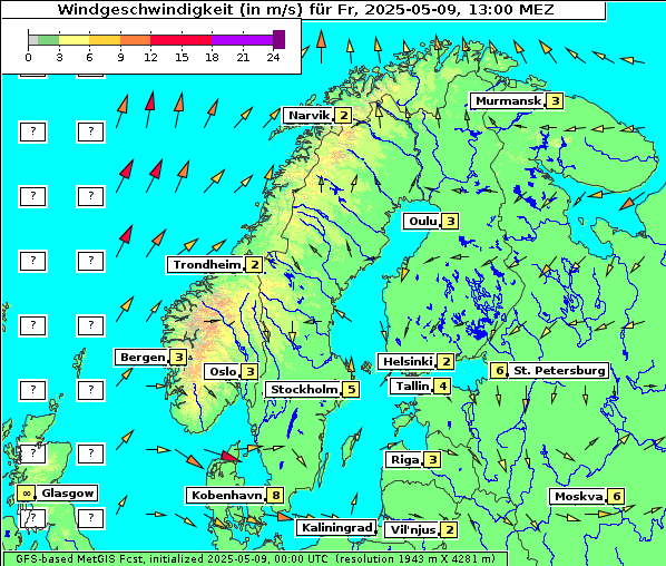 Wind, 9. 5. 2025