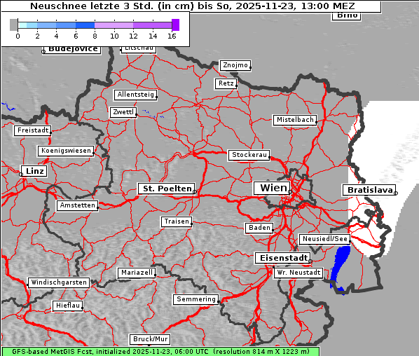 Neuschnee, 23. 11. 2025