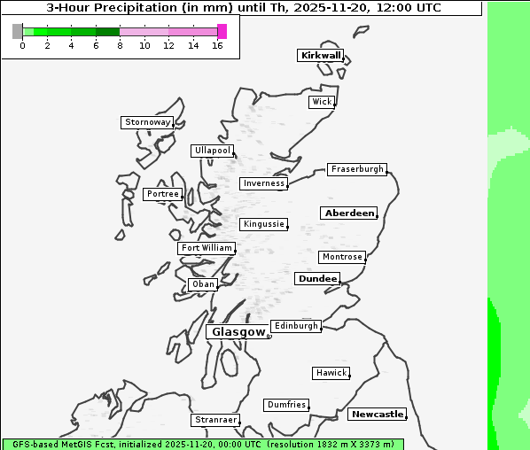 Niederschlag, 20. 11. 2025
