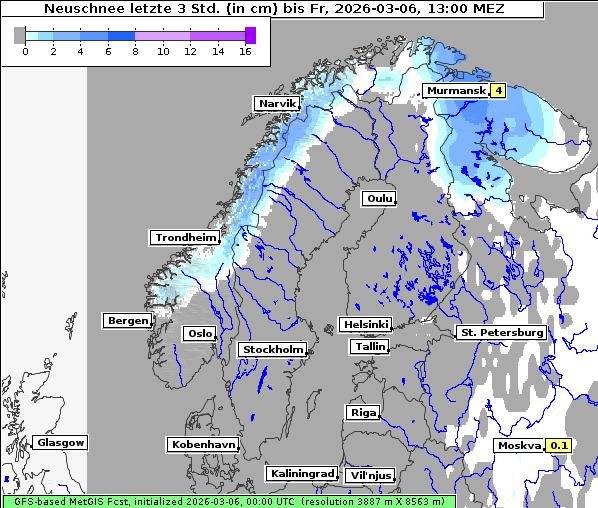 Neuschnee, 6. 3. 2026