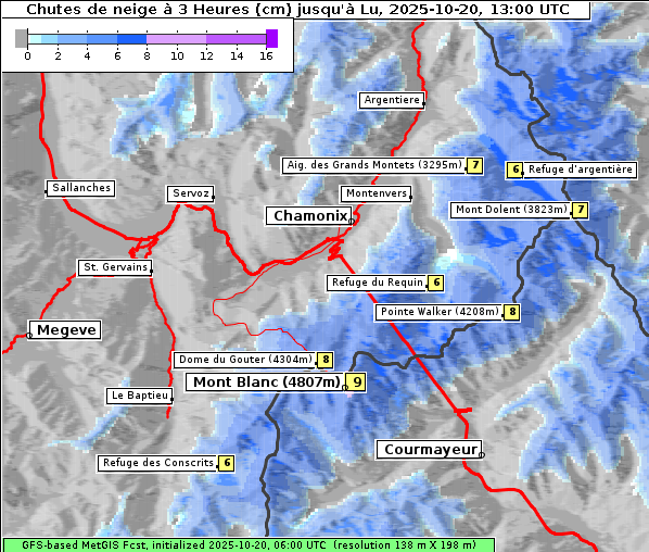 Neuschnee, 20. 10. 2025