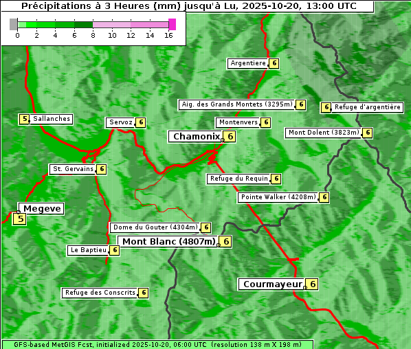 Niederschlag, 20. 10. 2025