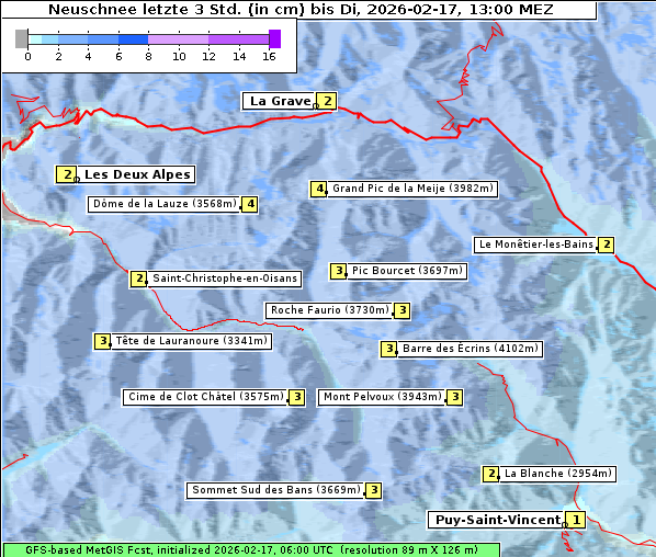 Neuschnee, 17. 2. 2026