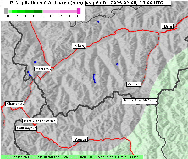 Niederschlag, 8. 2. 2026