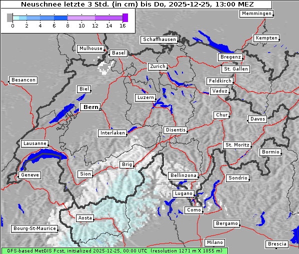 Neuschnee, 25. 12. 2025