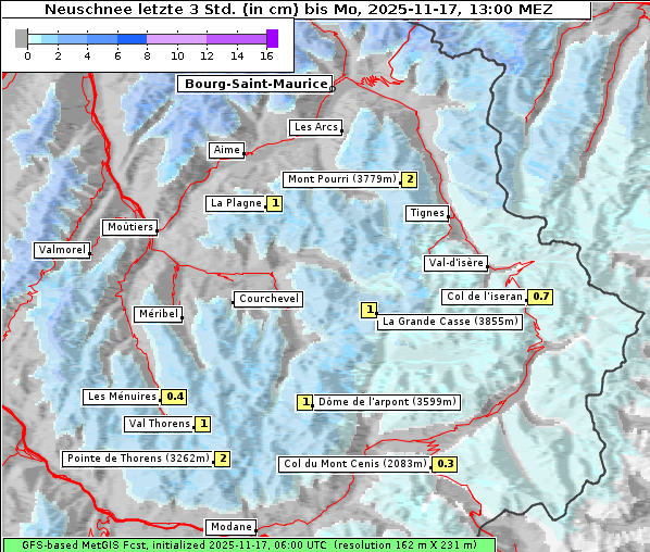 Neuschnee, 17. 11. 2025