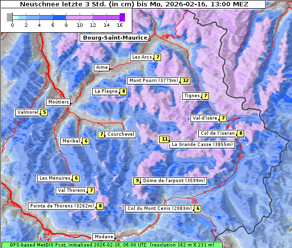 Neuschnee, 16. 2. 2026