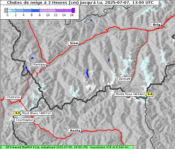 Neuschnee, 7. 7. 2025