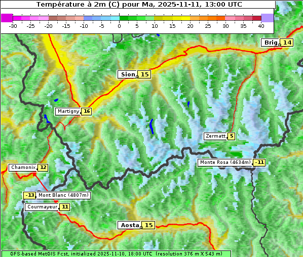 Temperatur, 11. 11. 2025