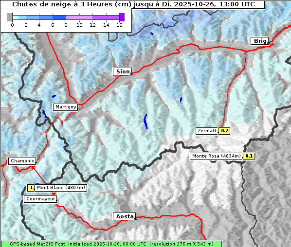Neuschnee, 26. 10. 2025