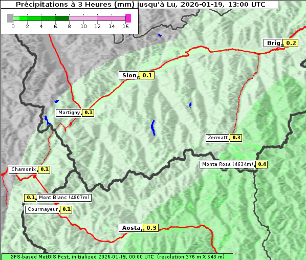 Niederschlag, 19. 1. 2026