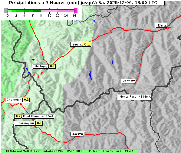 Niederschlag, 6. 12. 2025