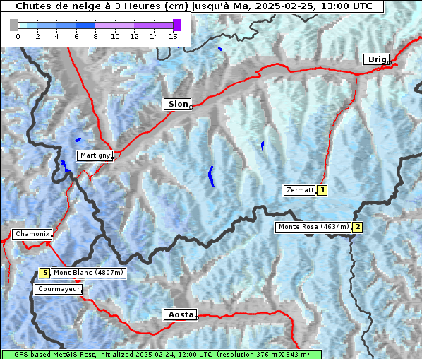 Neuschnee, 25. 2. 2025