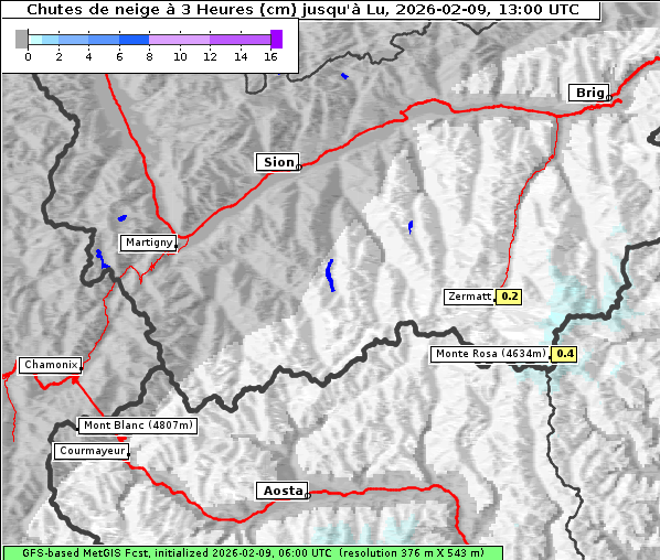 Neuschnee, 9. 2. 2026