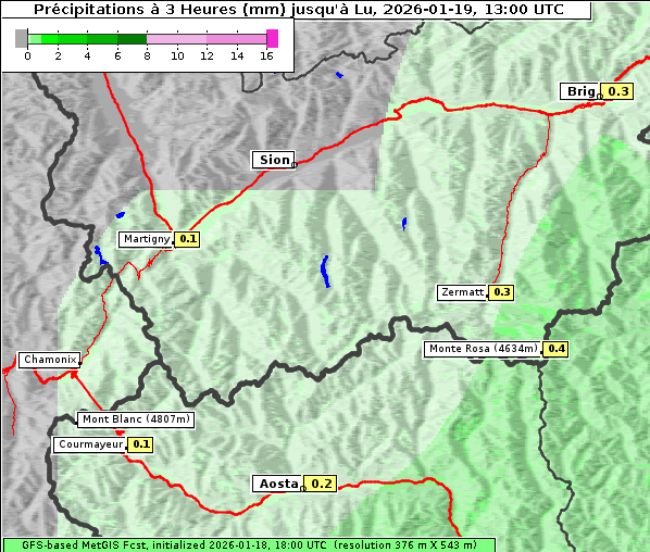 Niederschlag, 19. 1. 2026