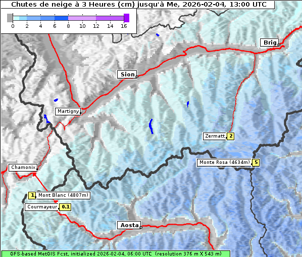 Neuschnee, 4. 2. 2026