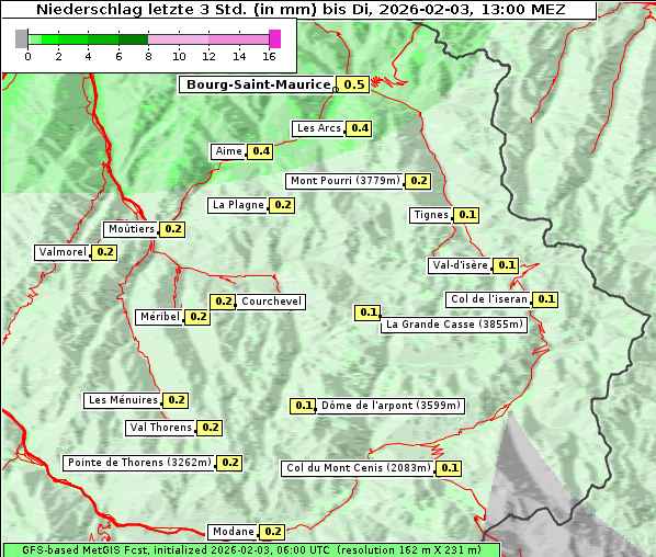 Niederschlag, 3. 2. 2026