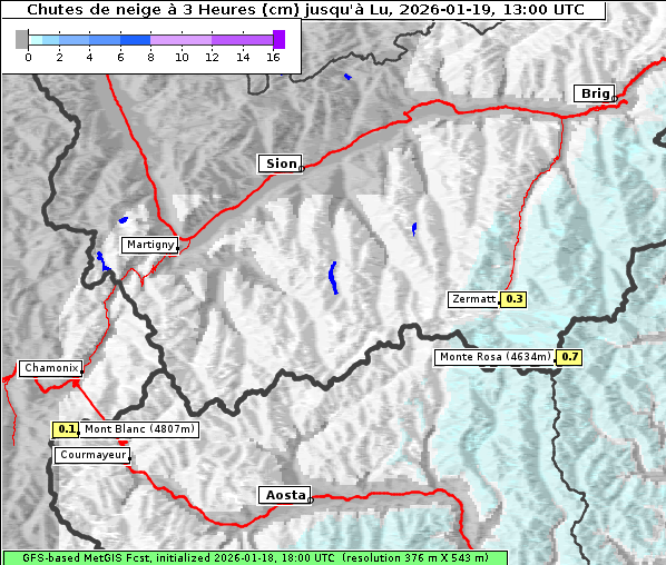 Neuschnee, 19. 1. 2026