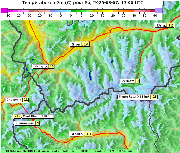 Temperatur, 7. 3. 2026