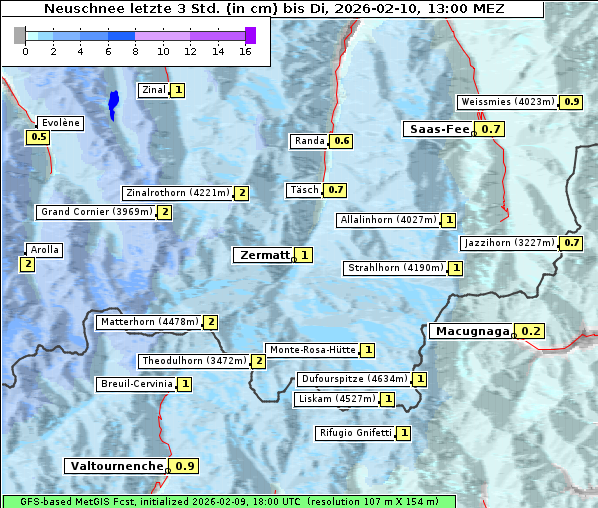 Neuschnee, 10. 2. 2026