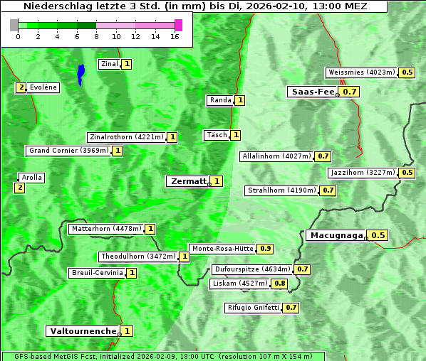 Niederschlag, 10. 2. 2026