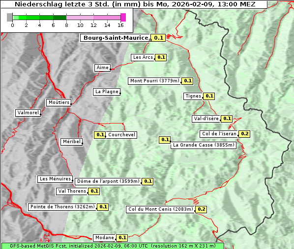 Niederschlag, 9. 2. 2026