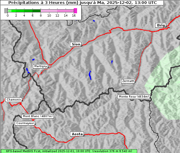Niederschlag, 2. 12. 2025