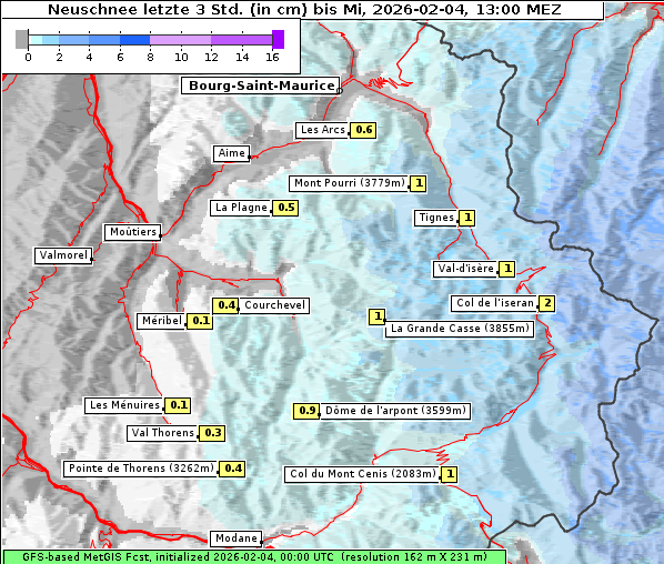 Neuschnee, 4. 2. 2026