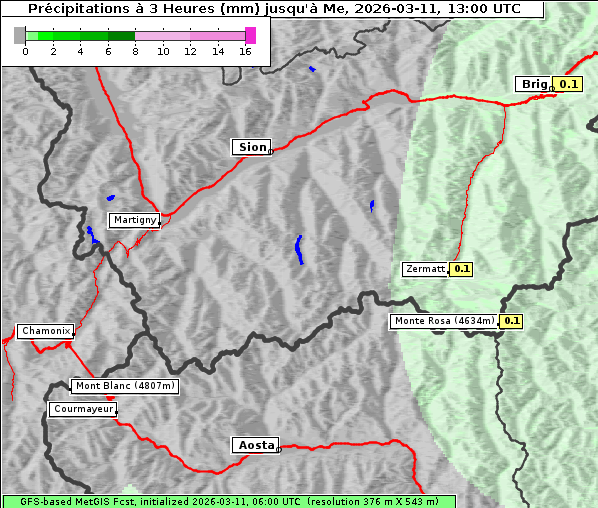 Niederschlag, 11. 3. 2026