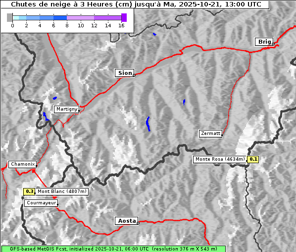 Neuschnee, 21. 10. 2025