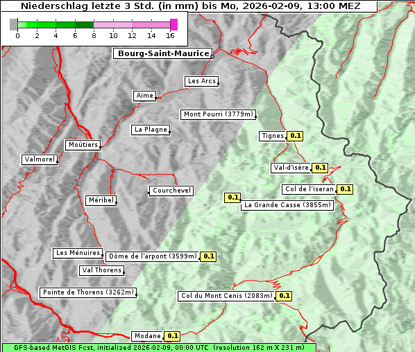 Niederschlag, 9. 2. 2026