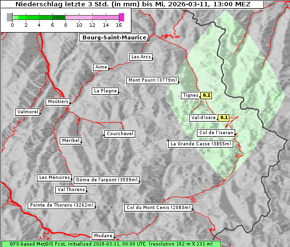 Niederschlag, 11. 3. 2026