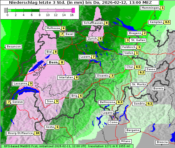Niederschlag, 12. 2. 2026
