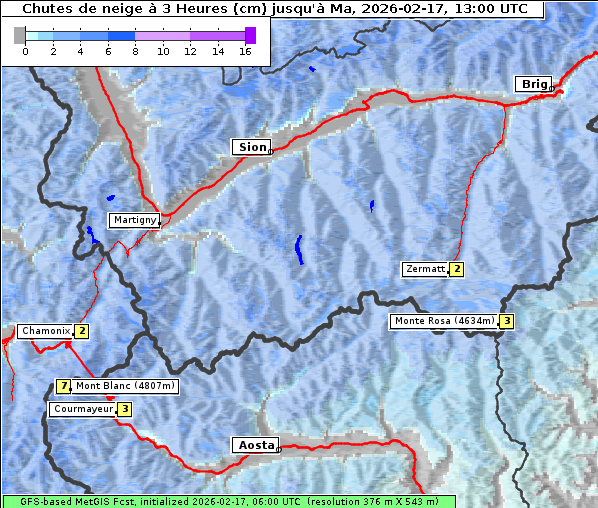 Neuschnee, 17. 2. 2026