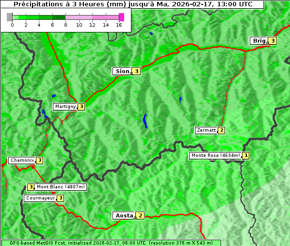 Niederschlag, 17. 2. 2026