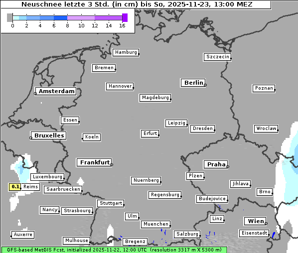 Neuschnee, 23. 11. 2025