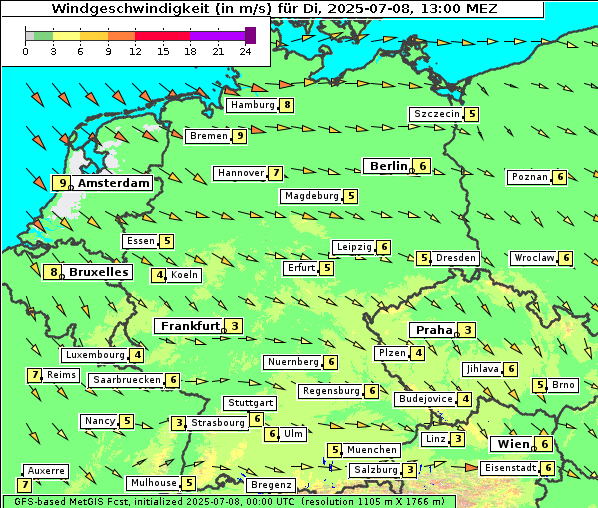 Wind, 8. 7. 2025