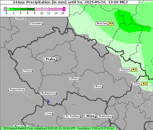 Niederschlag, 10. 5. 2025