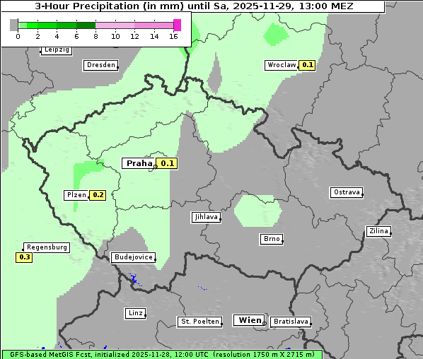 Niederschlag, 29. 11. 2025