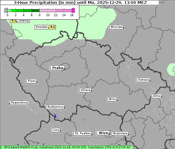 Niederschlag, 29. 12. 2025