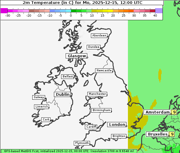 Temperatur, 15. 12. 2025