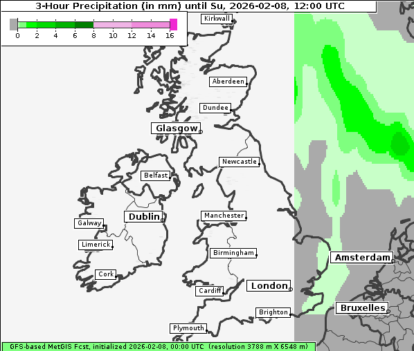 Niederschlag, 8. 2. 2026