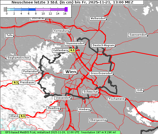 Neuschnee, 21. 11. 2025