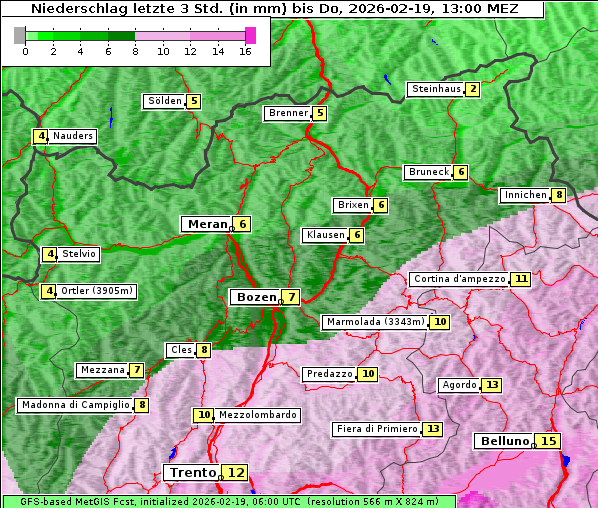 Niederschlag, 19. 2. 2026