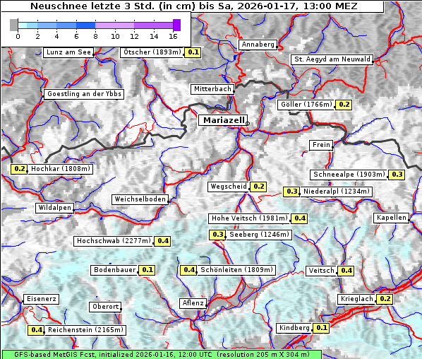 Neuschnee, 17. 1. 2026