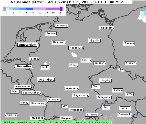 Neuschnee, 18. 11. 2025