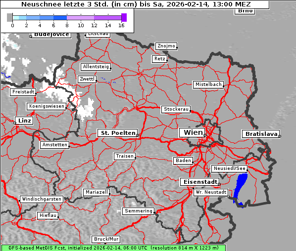 Neuschnee, 14. 2. 2026